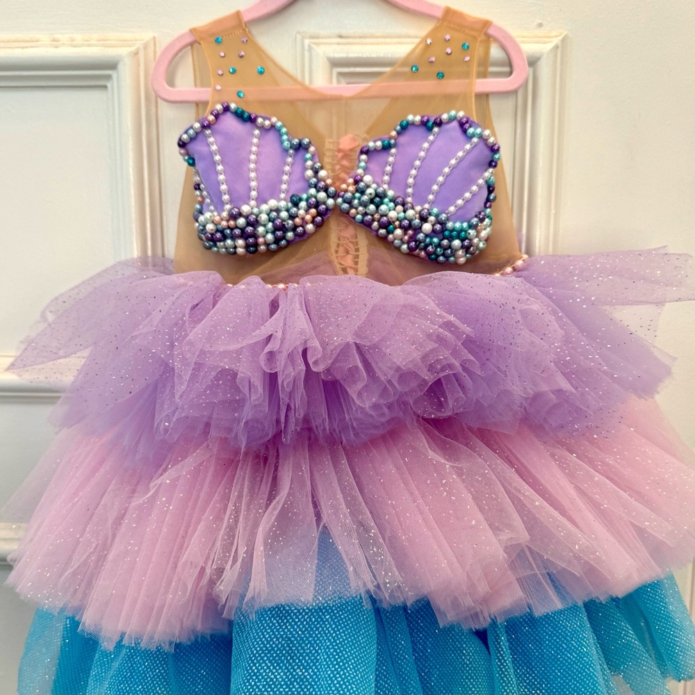 Purple and Blue Mermaid Kids Costume